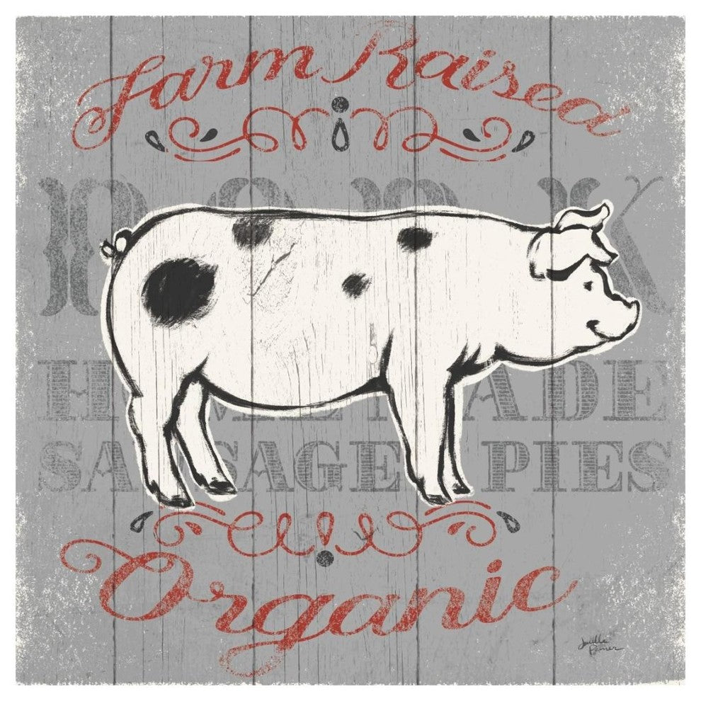"Farmers Market XI" Digital Paper Print by Janelle Penner, 20"x20"