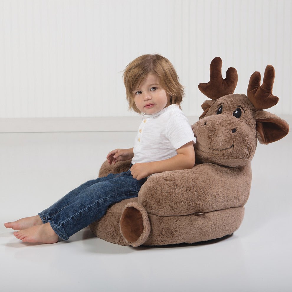 Trend Lab Children''s Plush Moose Character Chair, 102650