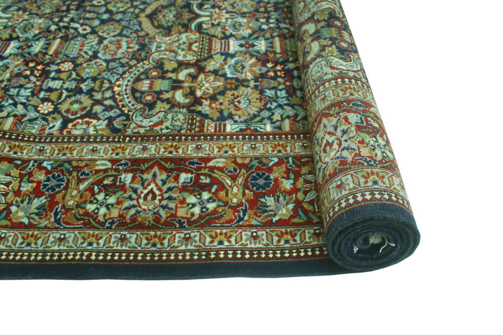 Heirloom Madelyn Navy/Rust Rug, 4'7x6'10