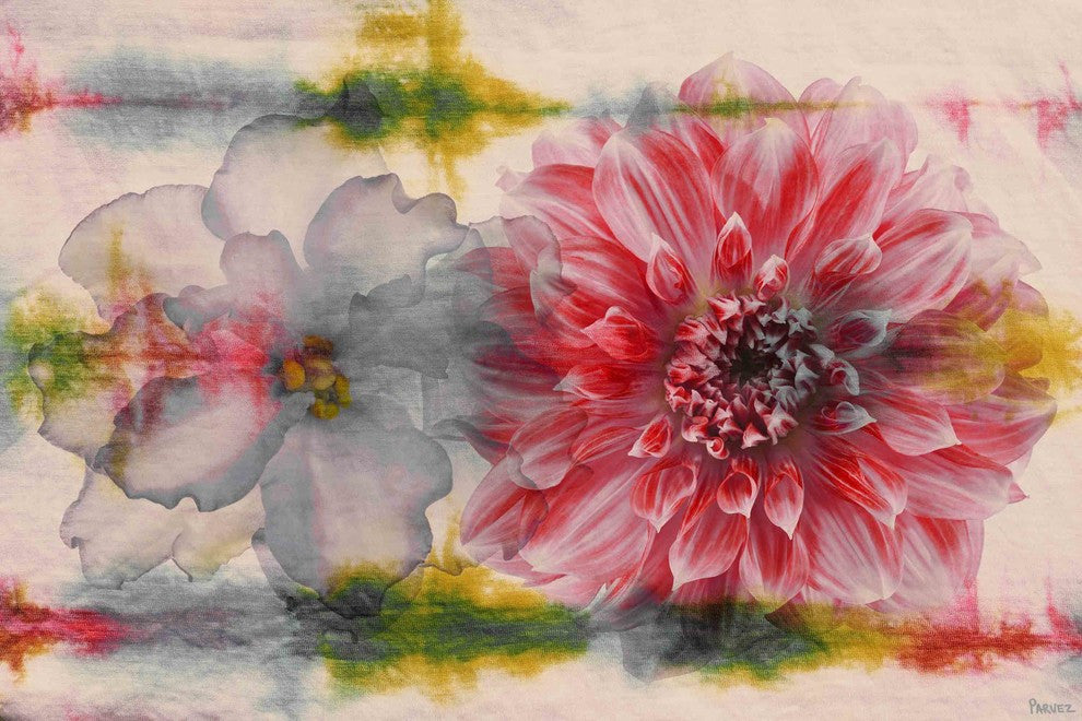 "Vibrant Pair" Fine Art Canvas Print, 18"x12"