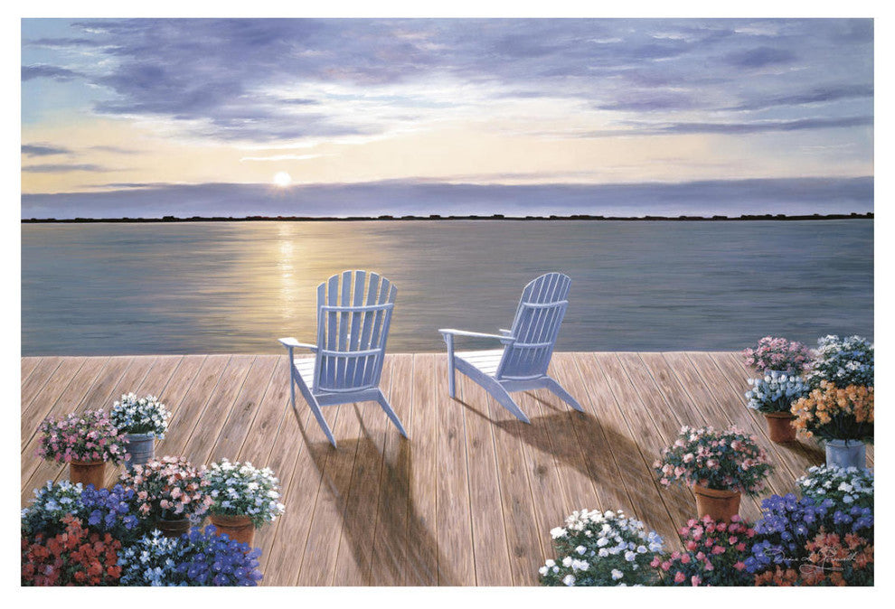 "Among Friends I" Digital Paper Print by Diane Romanello, 26"x18"