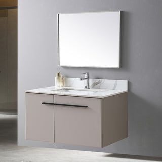 31"/ 37"/ 43" Carrara Gold Engineered Stone Bath Vanity Top, 37"