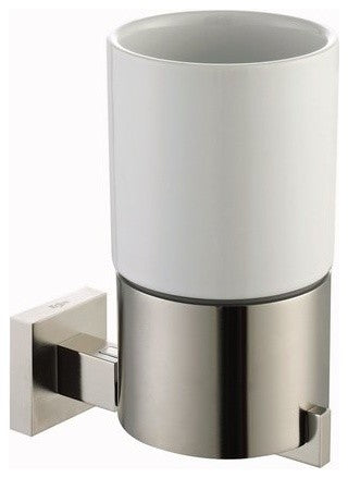 Kraus Aura Solid Brass Ceramic Tumbler Holder