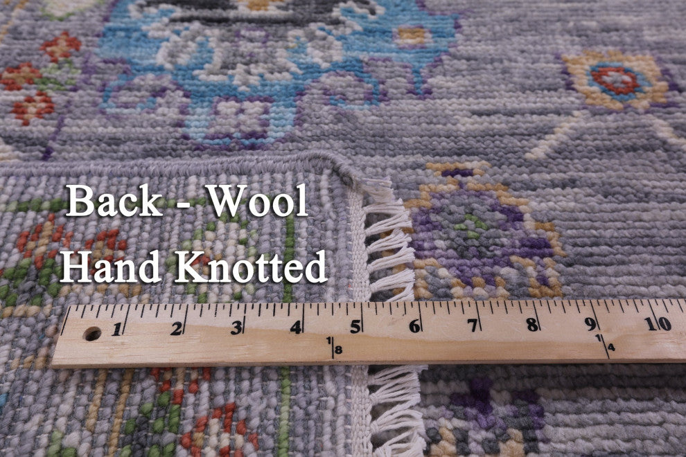 8' 4" X 9' 11" Turkish Oushak Handmade Wool Rug - Q15607