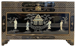 Large Mother of Pearl Oriental Storage Chest