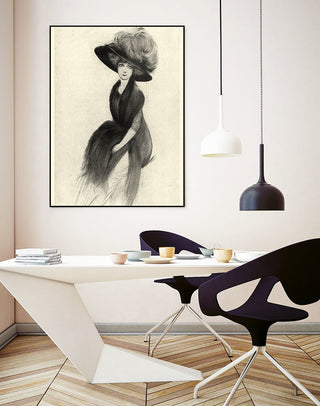 "Feather Hat II" CF Print, 24"x36"