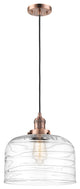 INNOVATIONS 201C-AC-G713-L-LED 1-Light Mini Pendant Antique Copper