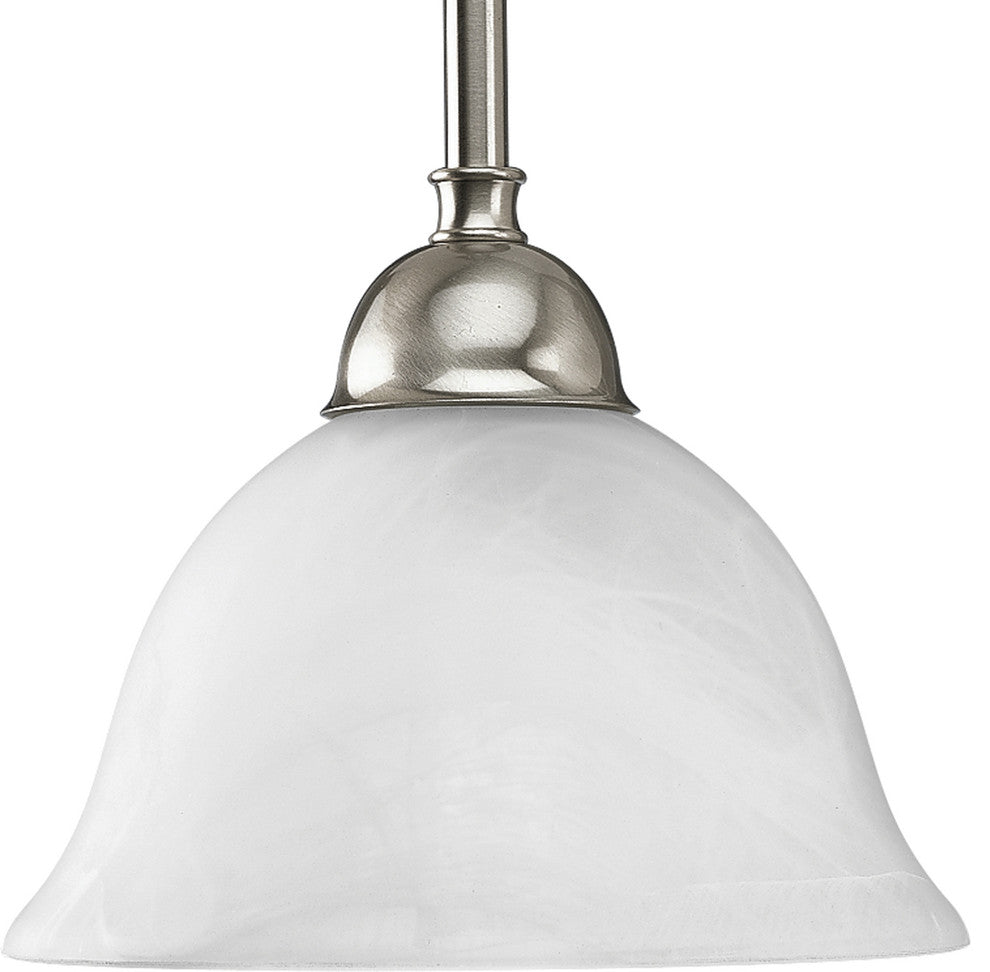 1-Light Mini-Pendant, Brushed Nickel