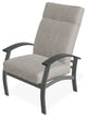 Belle Isle Cushion Outdoor Armchair, Thatch Ash/Graphite