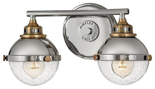 Hinkley 5172PN Two Light Vanity, Polished Nickel