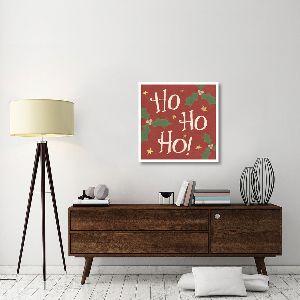 "Vintage St.Nick VI" Digital Paper Print by Anne Tavoletti, 32"x32"