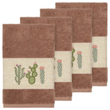 Mila 4 Piece Embellished Hand Towel Set
