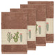 Mila 4 Piece Embellished Hand Towel Set