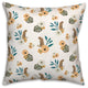 Tropical Jag White 18x18 Spun Poly Pillow