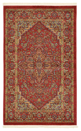 Unique Loom Red Ardashir Sahand 3' 3 x 5' 3 Area Rug