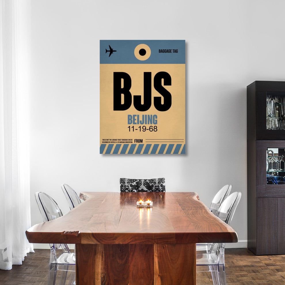 "BJS Beijing Luggage Tag 2" Fine Art Print