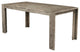 Alpine Furniture Seashore Fixed Wood Top Dining Table in Antique Natural (Brown)