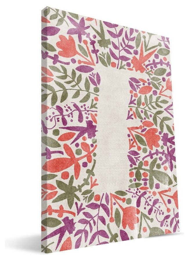 Monogram Collection "F" Canvas Print, 8"x12"