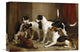 "The Puckeridge Foxhounds" Stretched Canvas Giclee by Thomas Woodward, 16"x12"