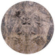 Ahgly Company Indoor Round Mid-Century Modern Area Rugs, 5' Round