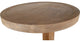 Nordic Style Teak Cabo Natural C Shaped Side Table