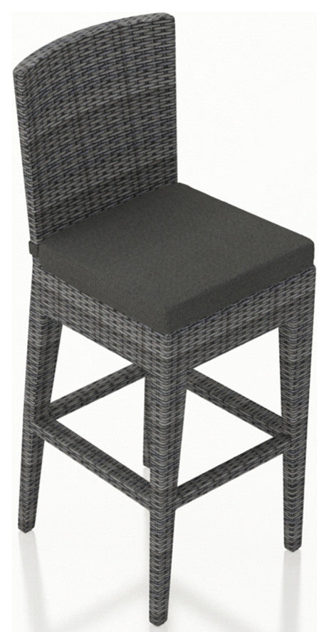 District Bar Chair, Canvas Charcoal