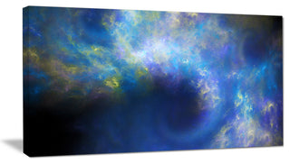 Perfect Whirlwind Starry Sky, Abstract Canvas Art Print, 32x16