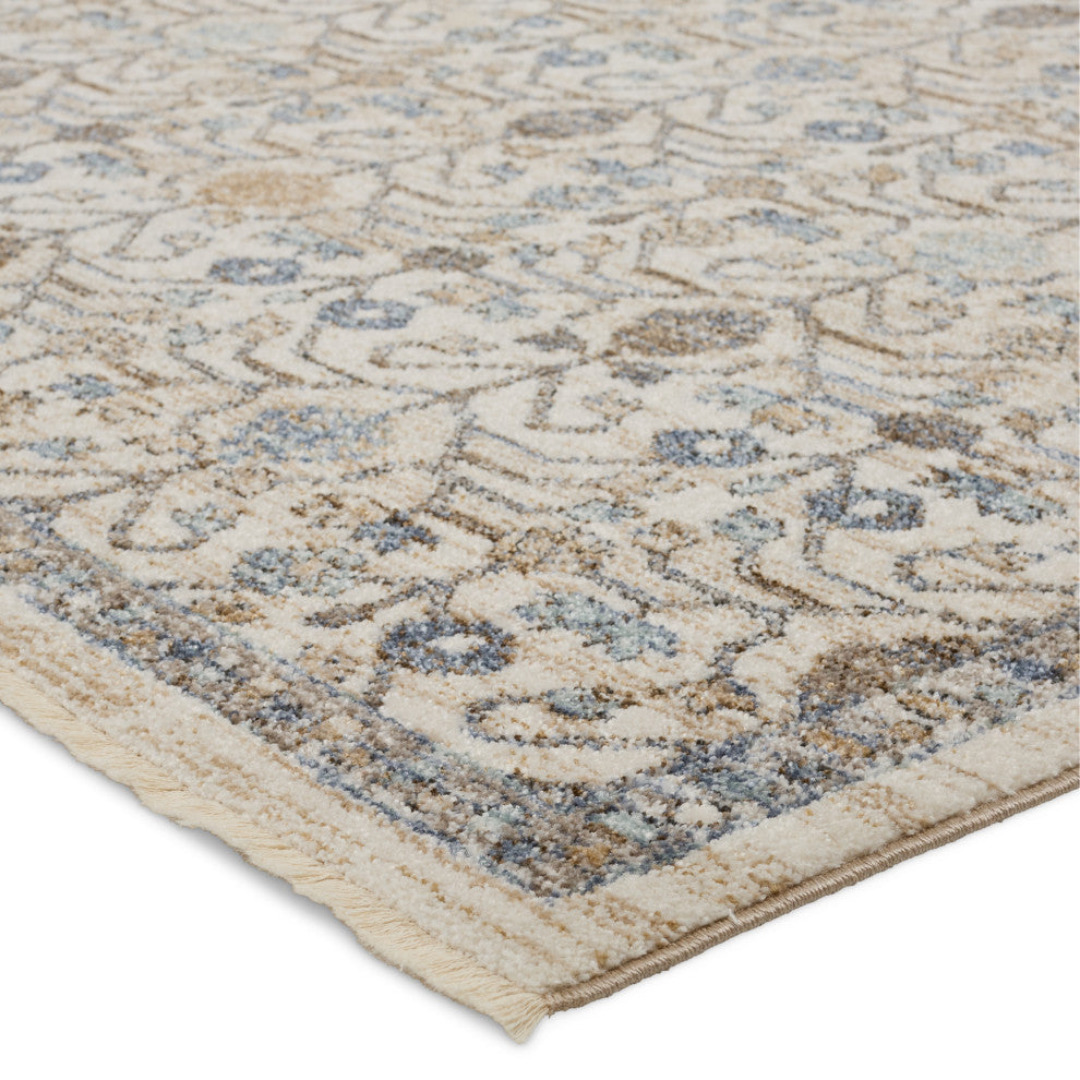 Jaipur Living Primrose Trellis Blue/ Gold Area Rug 9'X13'