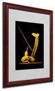 'Balloon Giraffe' Matted Framed Canvas Art by Roderick Stevens