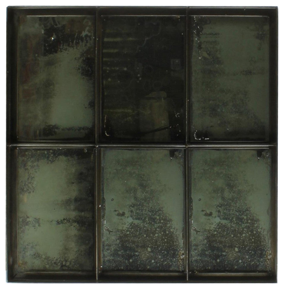 Antique Six Pane Mirror Decor