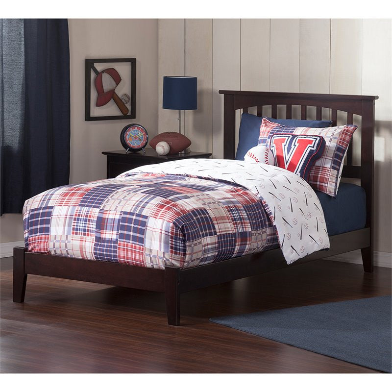 Mission Bed, Espresso, Twin Xl