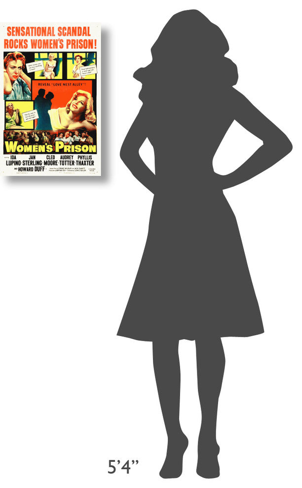 "Women's Prison" Stretched Canvas Giclee by Hollywood Photo Archive, 15x22"
