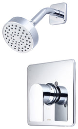 i4 Single Handle Shower Trim Set, Matte Black