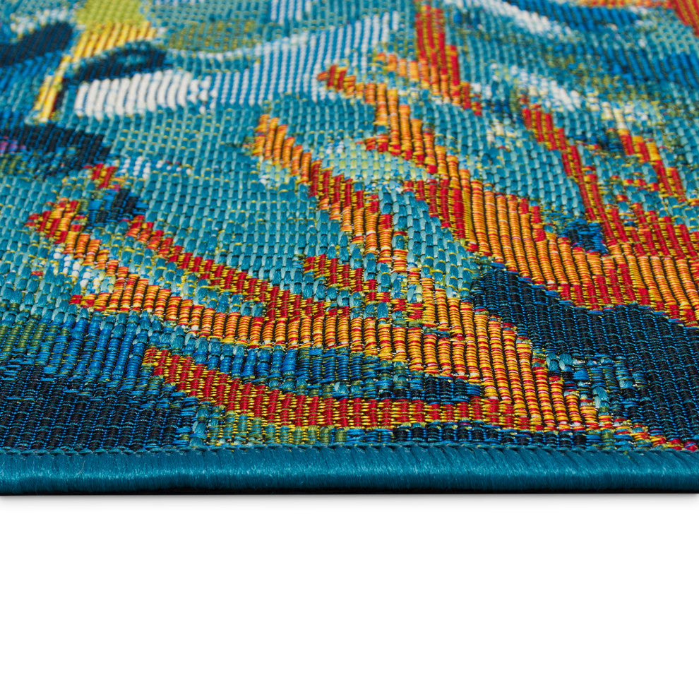 Esencia Fantasea Indoor/Outdoor Mat Ocean 1'11"x4'11"