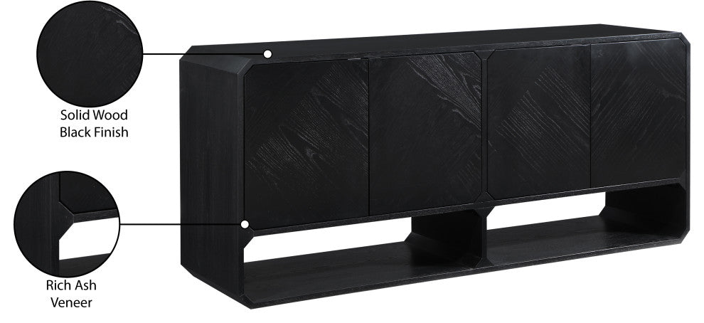 Parker Sideboard/Buffet, Black