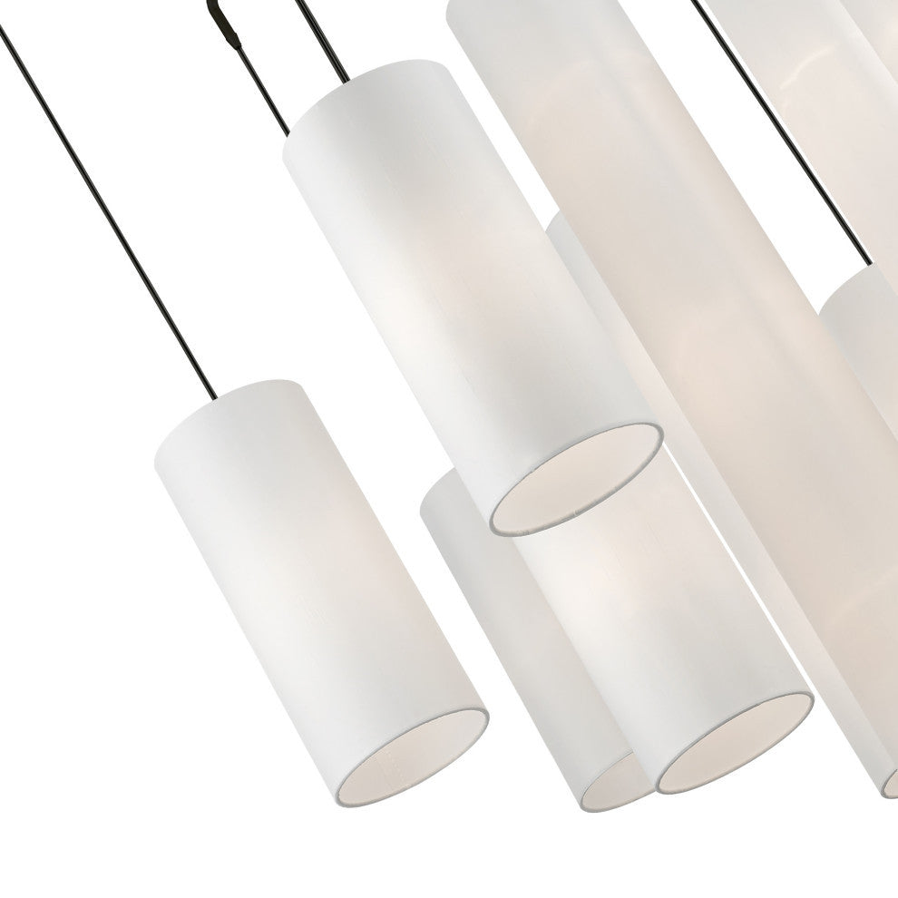 Strathmore 15 Light Black Foyer Chandelier