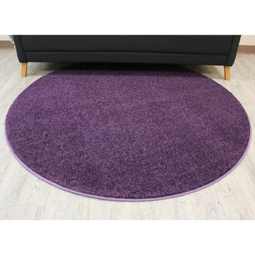 Shaw Carpet Kids Crossing Grape Jelly Area Rugs, Round, 4''