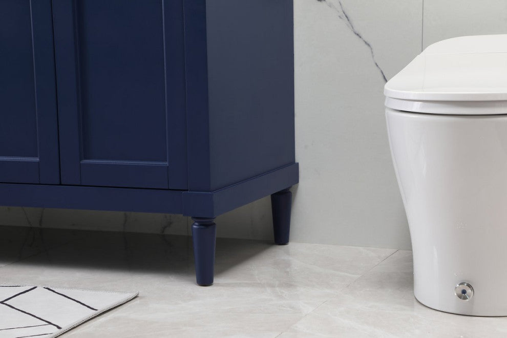 Home Living 21" Transitional Blue-Light Bathroom Vanity