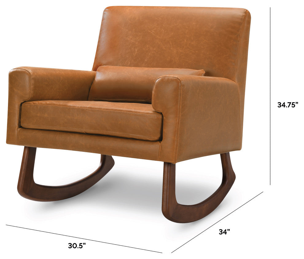 Sleepytime Rocker, Tan Vegan Leather