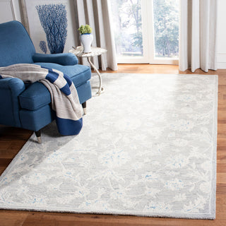 Safavieh Micro-Loop Collection MLP506 Rug, Grey/Ivory, 5' X 8'