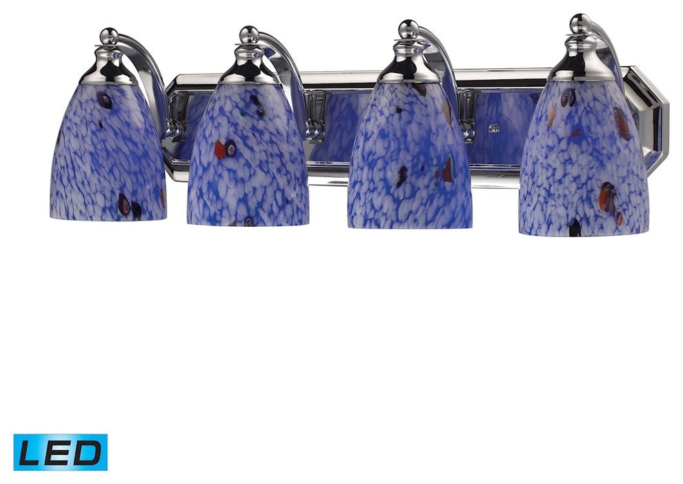 ELK Lighting Bath And Spa 4-Light Vanity Light - 570-4C-BL-LED