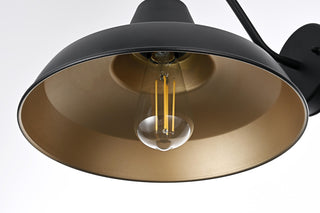 Home Living 15" Outdoor Wall sconce, Black