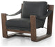 Cesar Chair Carson Black, Almond