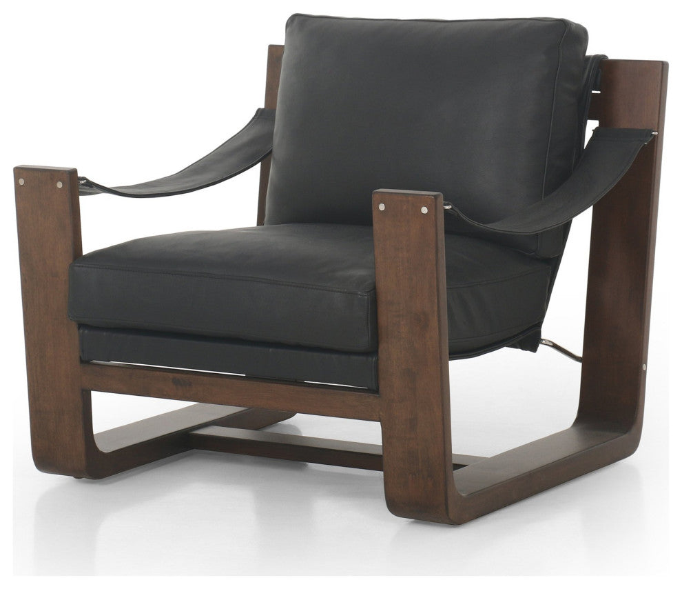Cesar Chair Carson Black, Almond