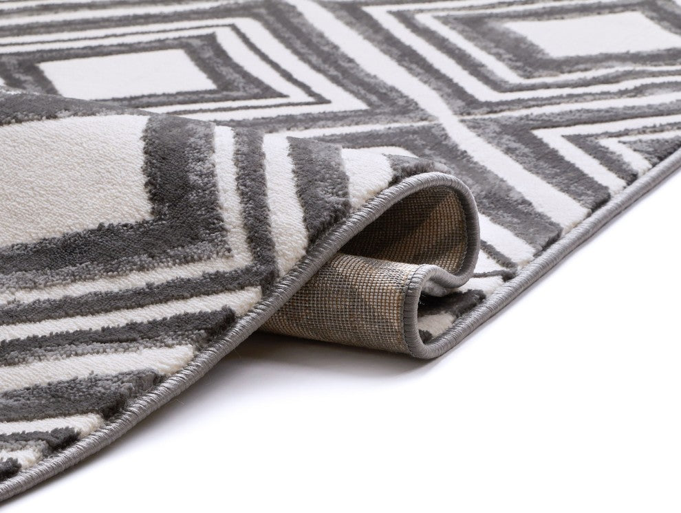 Well Woven Siggi Lovely Squares Modern Moroccan Mid Century Rug SI-50