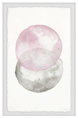 "Pinks and Grays" Framed Painting Print, 30"x45"
