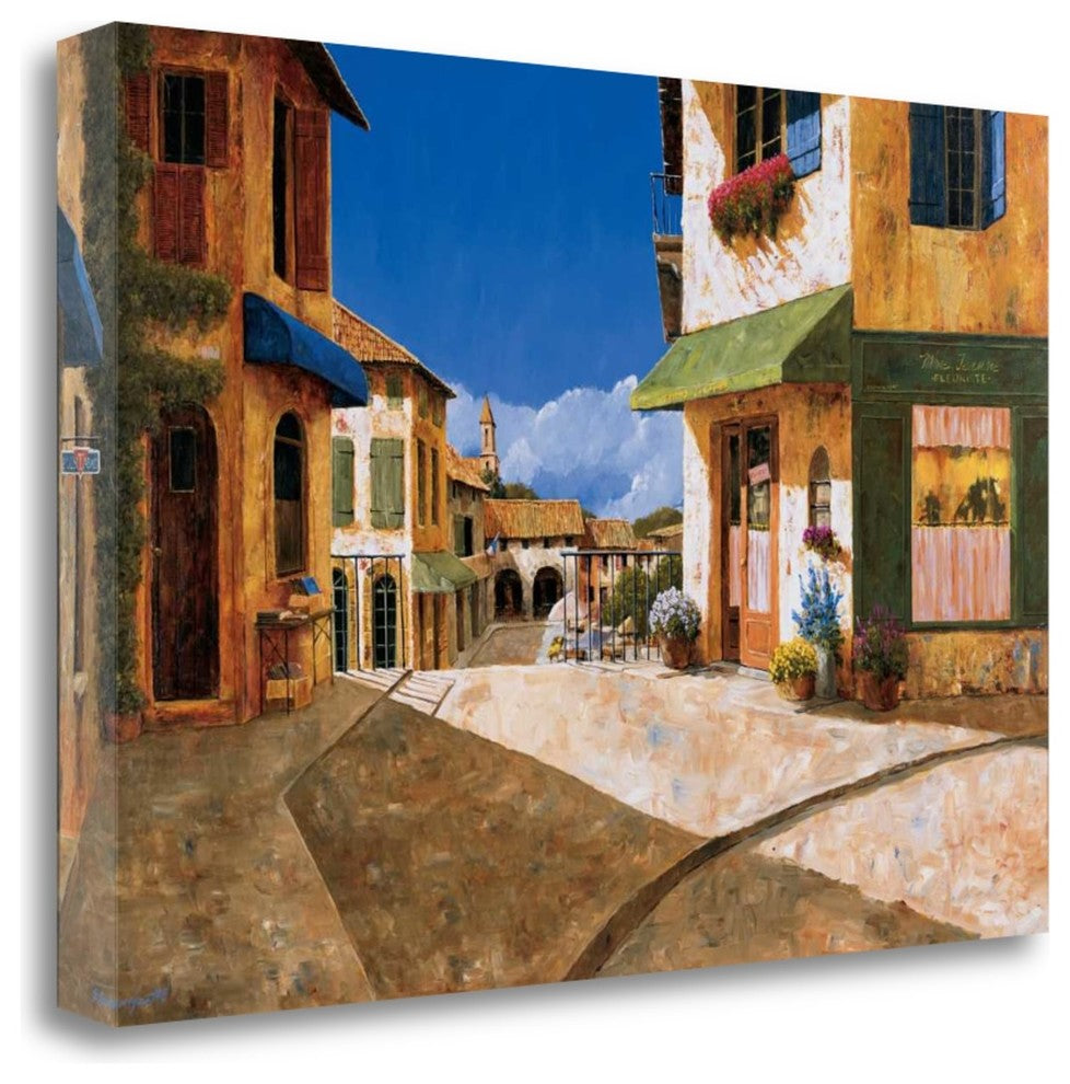 "On My Way To The Market" By Gilles Archambault, Giclee on Gallery Wrap Canvas