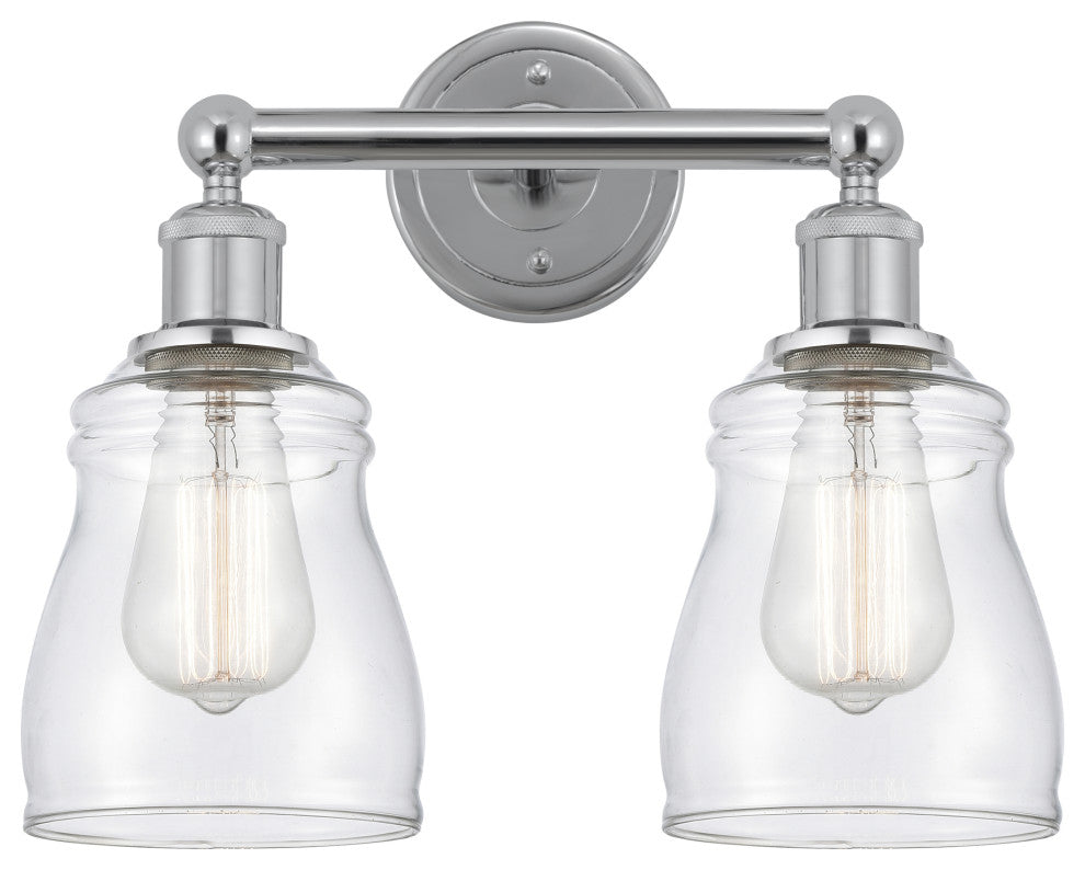 Innovations 616-2W-PC-G392 Ellery 2 Light Bath Vanity Light, Polished Chrome