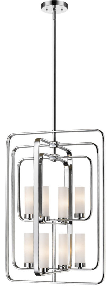 Aideen 8 Light Pendant, Chrome