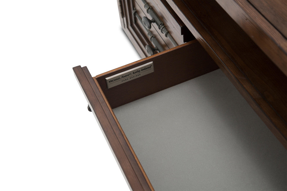 Carrollton Media Console - Rustic Ranch